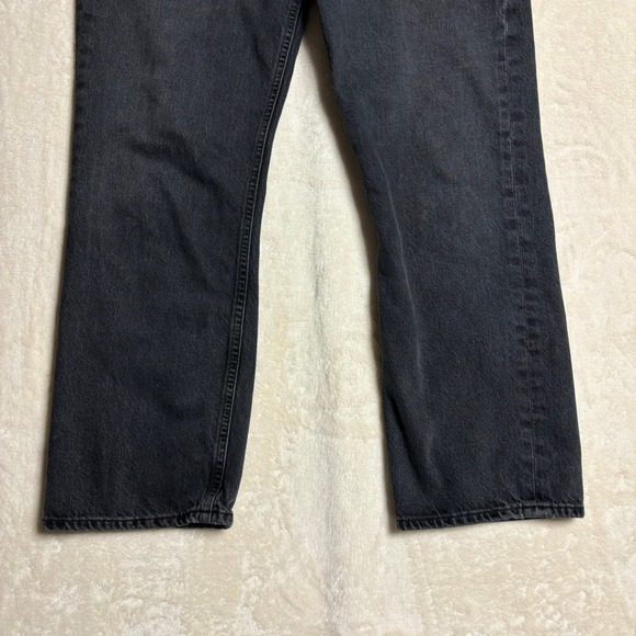 Agolde Womens Ripley Mid Rise Straight Jeans Size 28 Photogram Cotton Button Fly - Picture 5 of 12